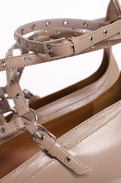 LOVE LATCH GROMMET HEELS