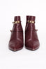 RUBIN BURDUNGY ANKLE BOOTIES