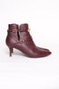 RUBIN BURDUNGY ANKLE BOOTIES