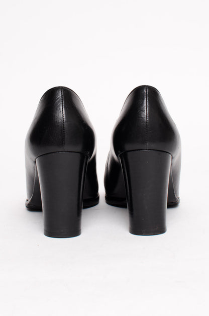 VINTAGE SQUARE TOE PUMPS