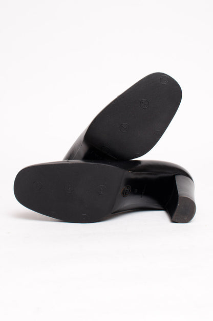 VINTAGE SQUARE TOE PUMPS