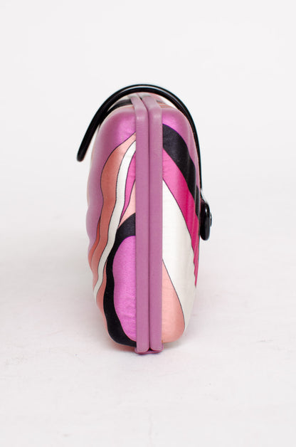 SILK PRINTED CLUTCH