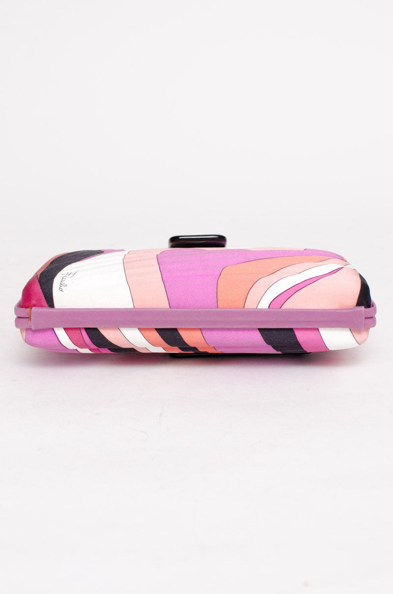 SILK PRINTED CLUTCH