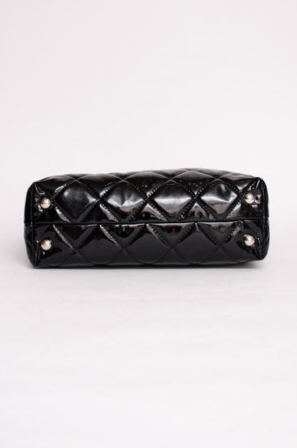 PATENT LEATHER TOTE