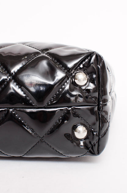 PATENT LEATHER TOTE
