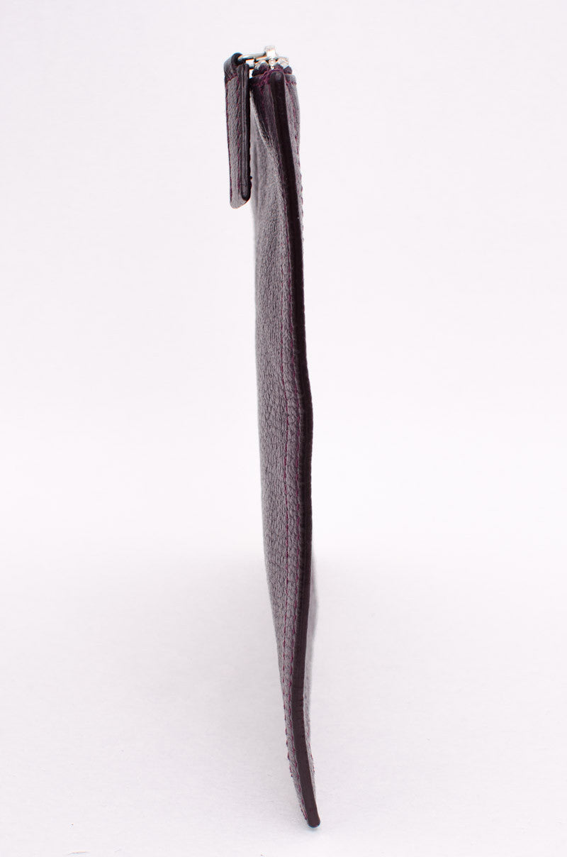 ANTIGONA PURPLE CLUTCH