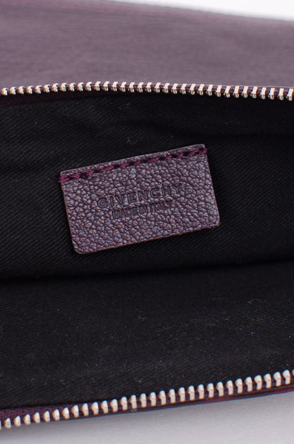 ANTIGONA PURPLE CLUTCH