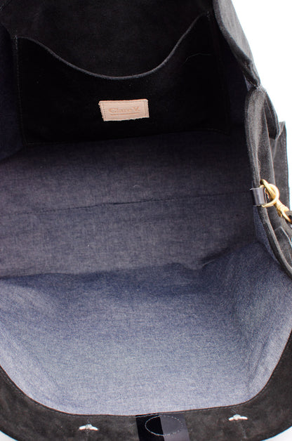 SIMPLE NUBUCK SUEDE TOTE