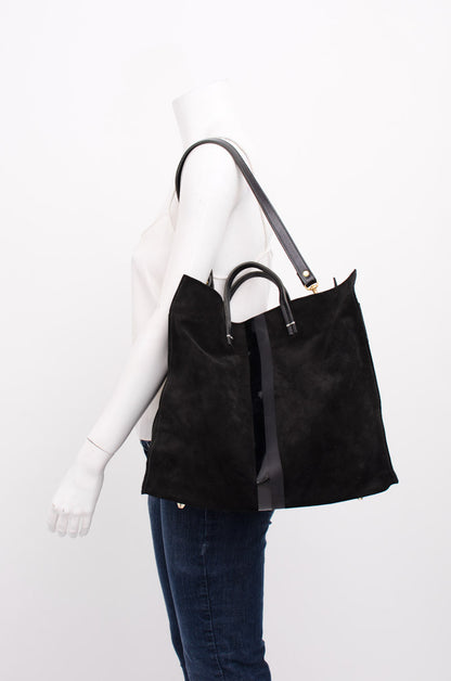 SIMPLE NUBUCK SUEDE TOTE
