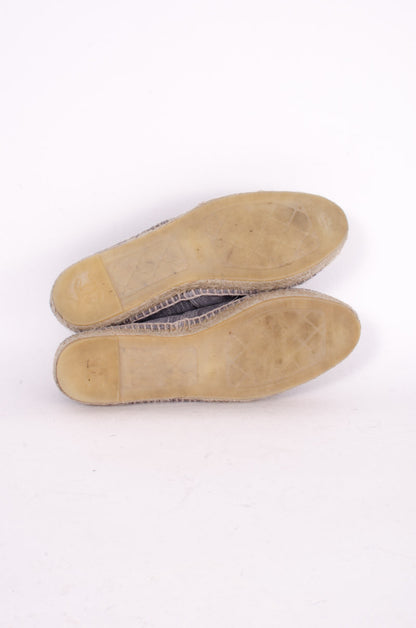 STRIATED SUEDE ESPADRILLES
