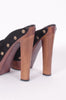 STUDDED WOODEN PLATFORM