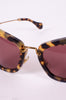 TORTOISESHELL CAT EYE SUNGLASSES