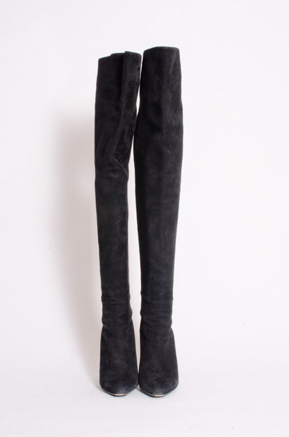 OVER THE KNEE ZIP BOOTS