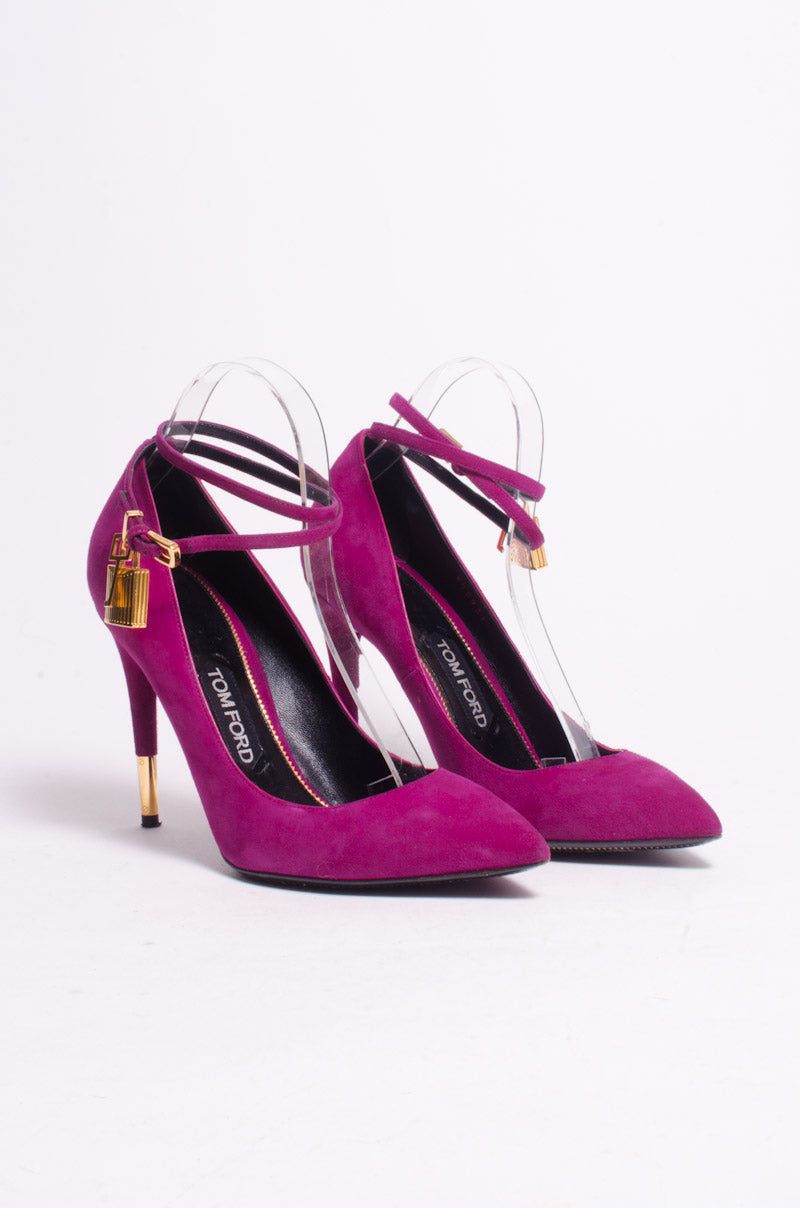 FUCHSIA PADLOCK PUMPS
