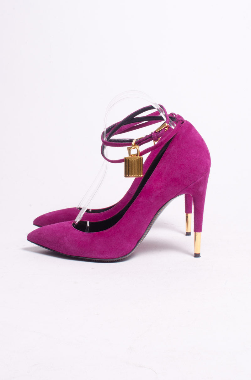 FUCHSIA PADLOCK PUMPS