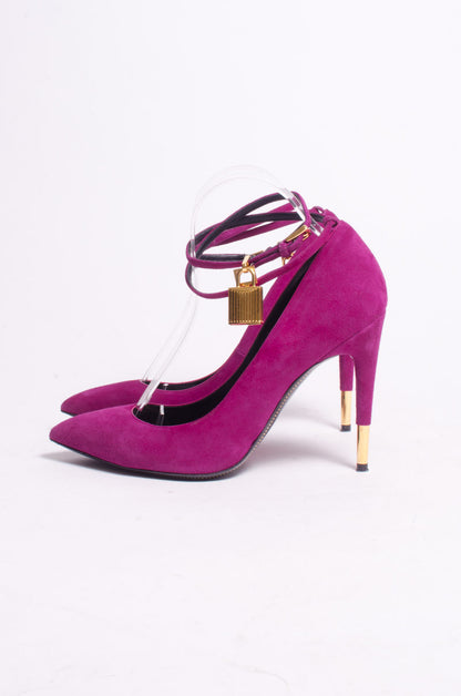 FUCHSIA PADLOCK PUMPS