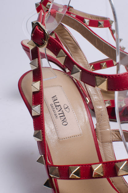 PONYHAIR ROCKSTUD HEELS