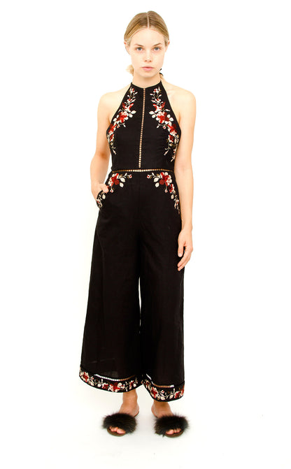 SAKURA FLORAL JUMPSUIT