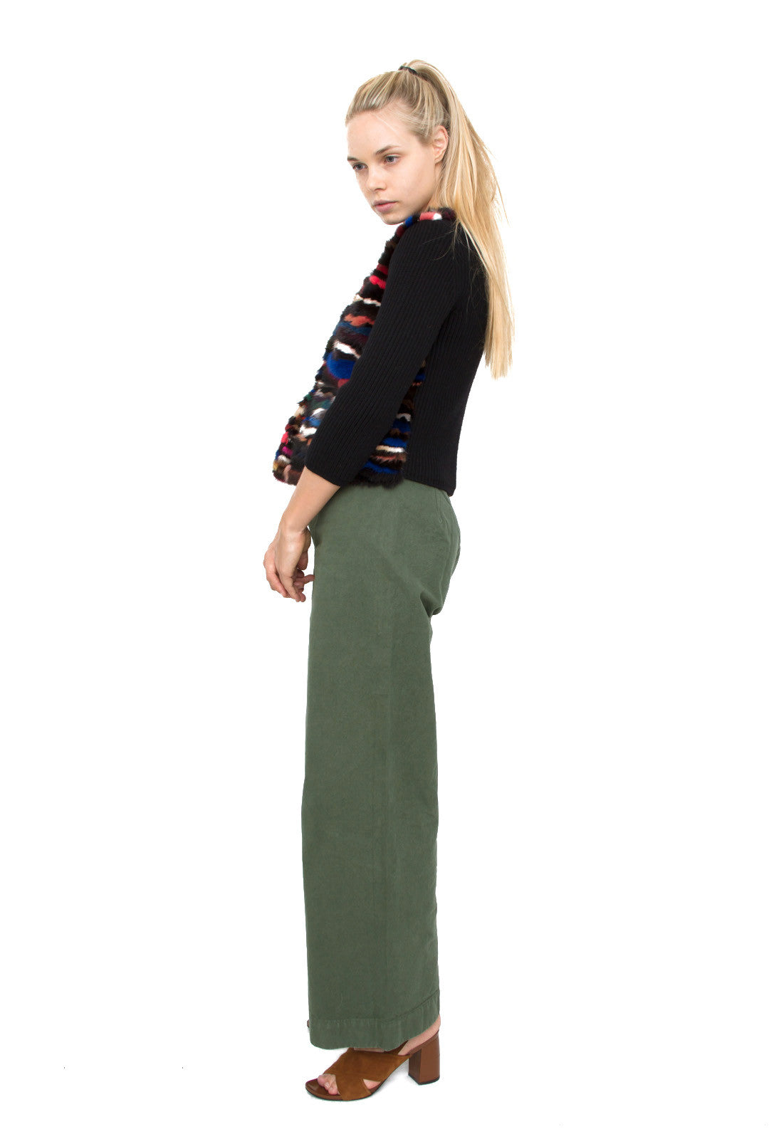 MULTICOLOR MINK JACKET