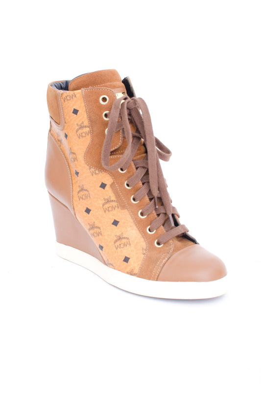 MCM BY MICHALSKY MONOGRAM HIGH TOPS