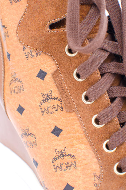MCM BY MICHALSKY MONOGRAM HIGH TOPS