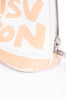 PEACH AND WHITE GRAFFITI PURSE