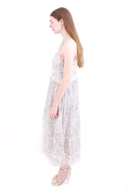 GEMMA FOLK FLORAL PRINT DRESS