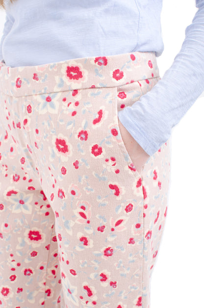 FLORAL PRINT TROUSERS