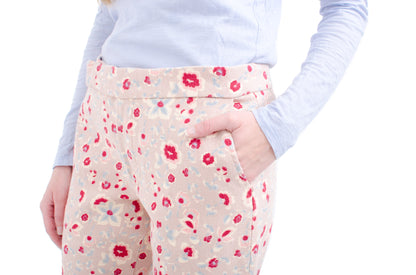 FLORAL PRINT TROUSERS