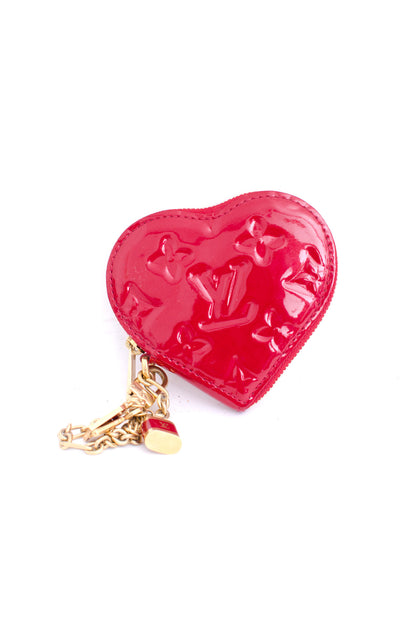RED HEART COIN PURSE