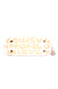 PEACH AND WHITE GRAFFITI PURSE