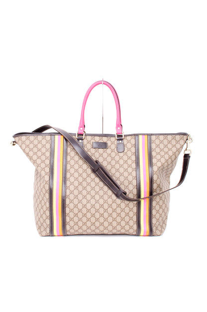 RARE MONOGRAM RAINBOW WEEKENDER TOTE