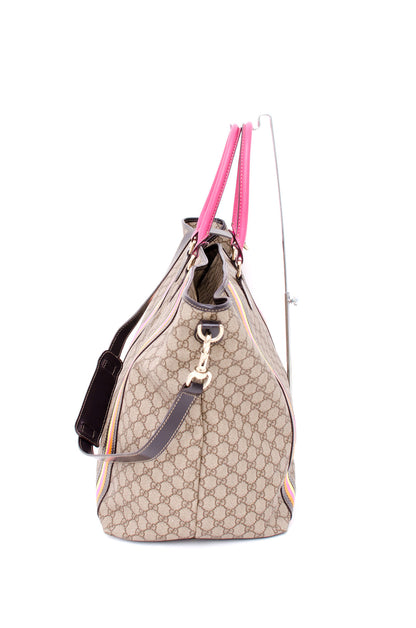 RARE MONOGRAM RAINBOW WEEKENDER TOTE