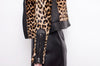 PONYHAIR LEOPARD PRINT JACKET WITH TAGS