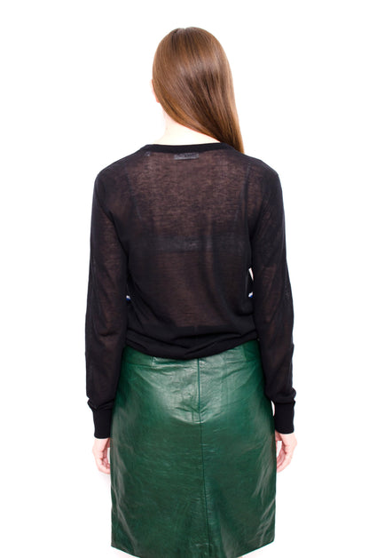 TALI COTTON SWEATER TOP