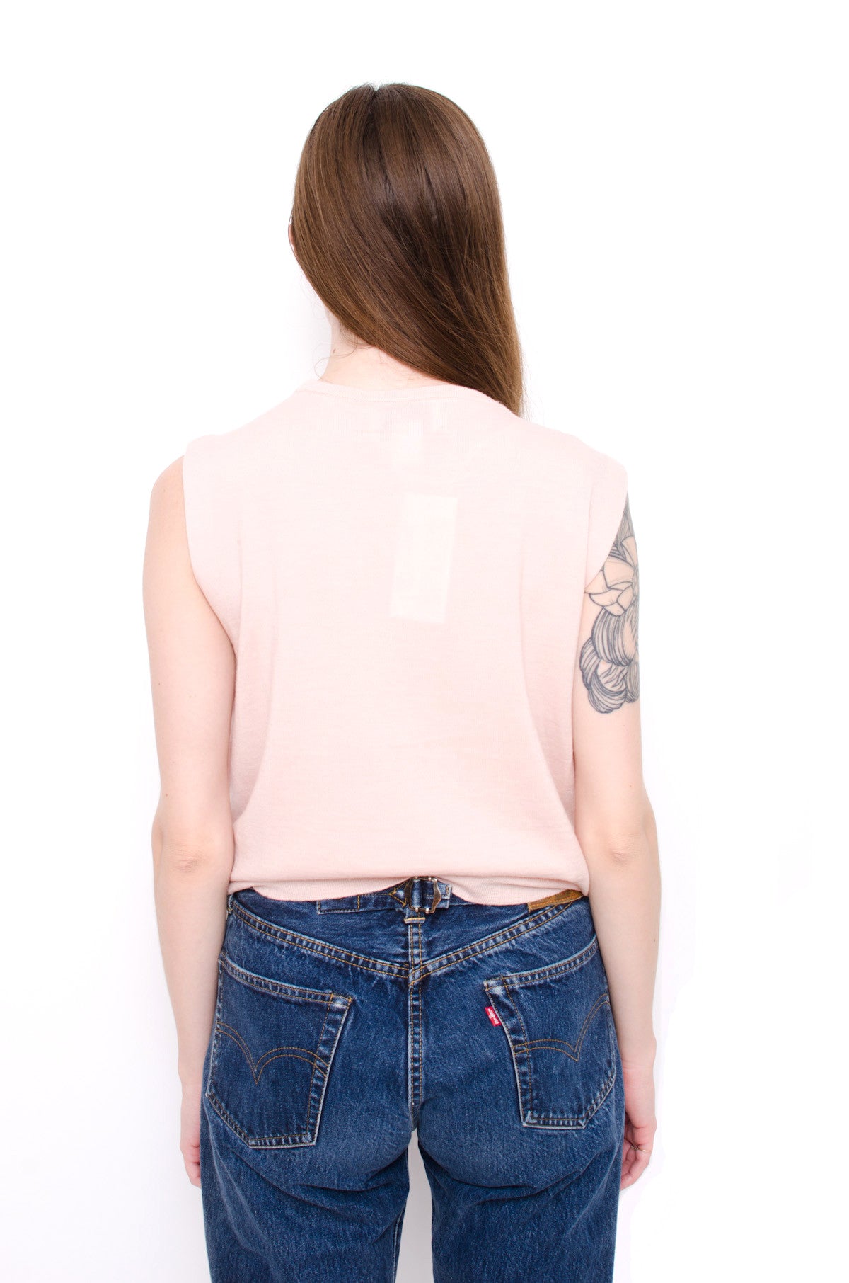 FRINGE KNIT TOP WITH TAGS