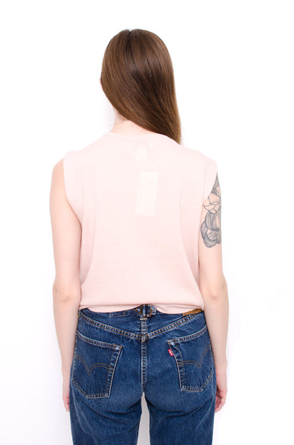 FRINGE KNIT TOP WITH TAGS