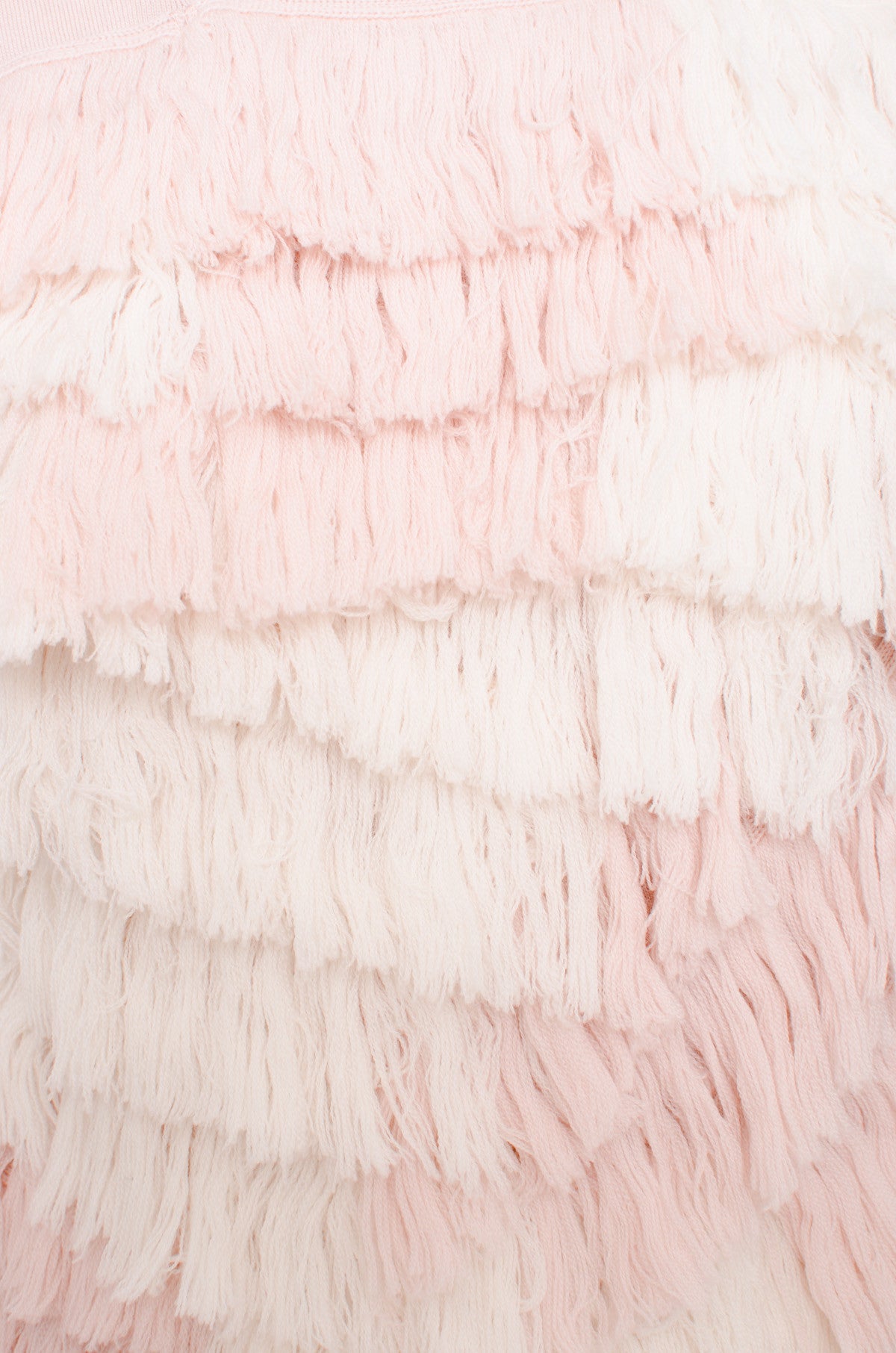 FRINGE KNIT TOP WITH TAGS