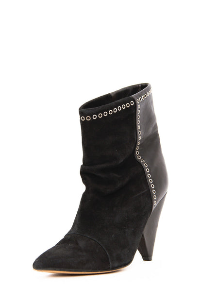ISABEL MARANT BLACK ANKLE BOOTS
