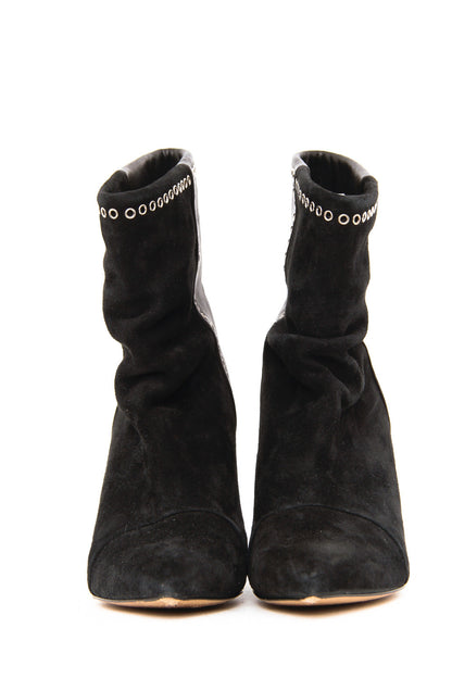 ISABEL MARANT BLACK ANKLE BOOTS