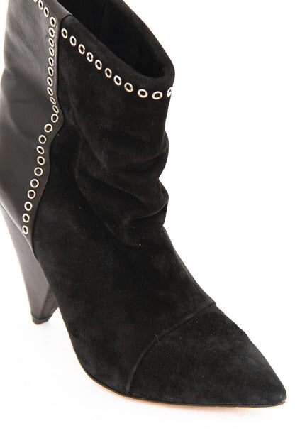 ISABEL MARANT BLACK ANKLE BOOTS