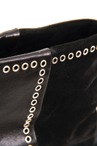 ISABEL MARANT BLACK ANKLE BOOTS