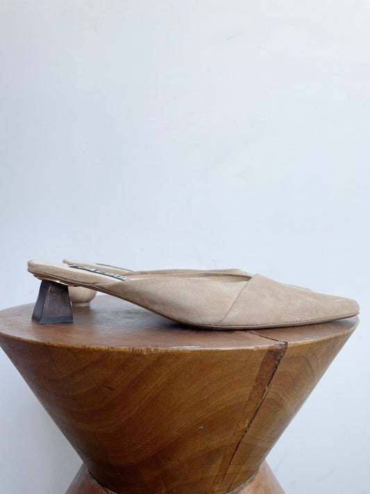 MACEIO SUEDE MULES