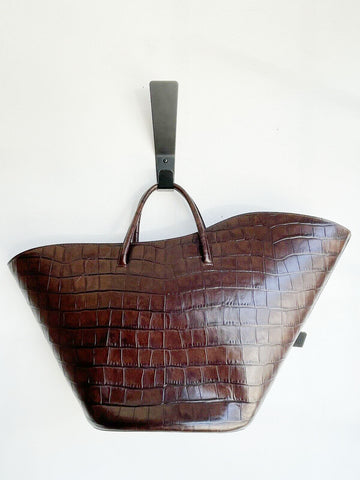 Louis Vuitton Gaia Ostrich Monogram Canvas Shoulder Bag