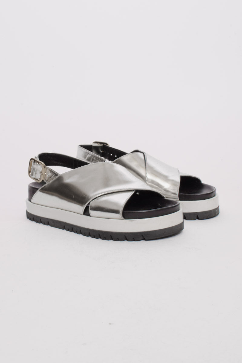 SILVER SANDALS