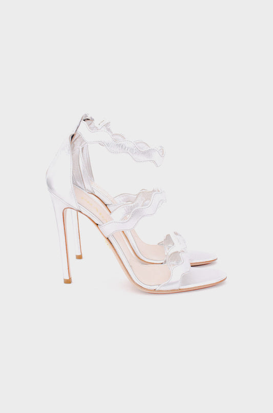 SILVER SCALLOPED WEDGES