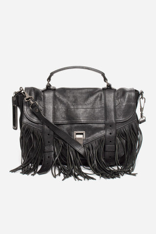 EMBOSSED TRAPEZE BAG