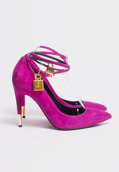 FUCHSIA PADLOCK PUMPS
